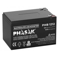 Phasak Bateria  12V 12Ah Bateria sellada plomo-acido estandar